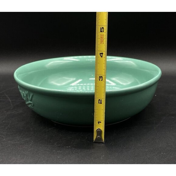 Mason Craft and More 8” Teal Green Soup Serving Bowls Classic Mason Jar Style - Picture 4 of 7